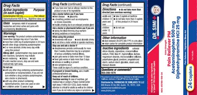 Carton Labeling (Acetaminophen  Diphenhydramine HCl   Pdp 2)